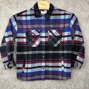 Ashley By 26 International Outerwear  Plaid Flannel Jacket Shacket Size‎ Small